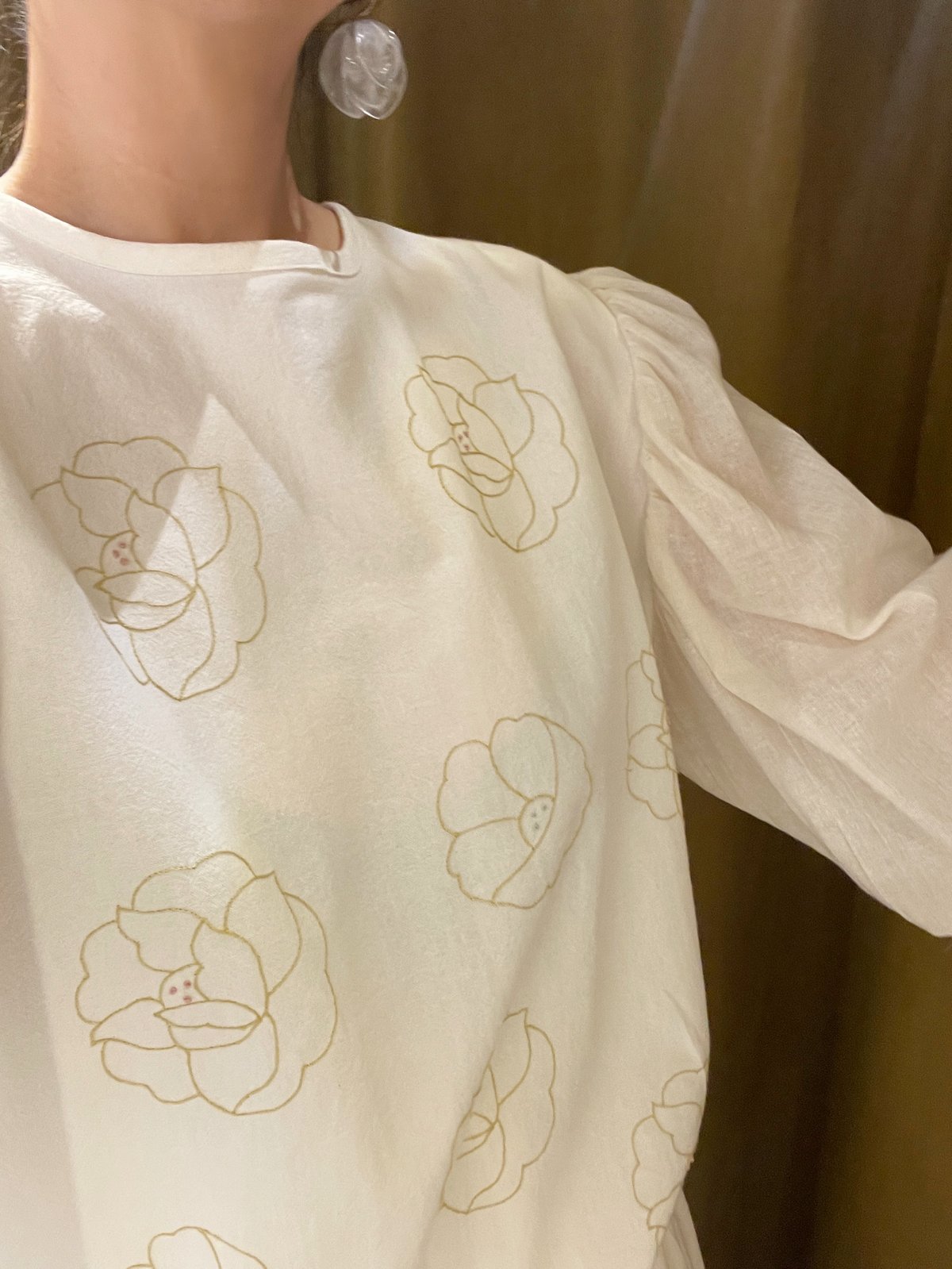 Charrita mexico ローズ刺繍ブラウス | THE M.B