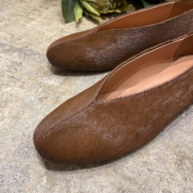 ヒールが可愛い♡ケイトスペード レオパード柄 ハラコレザー フラット