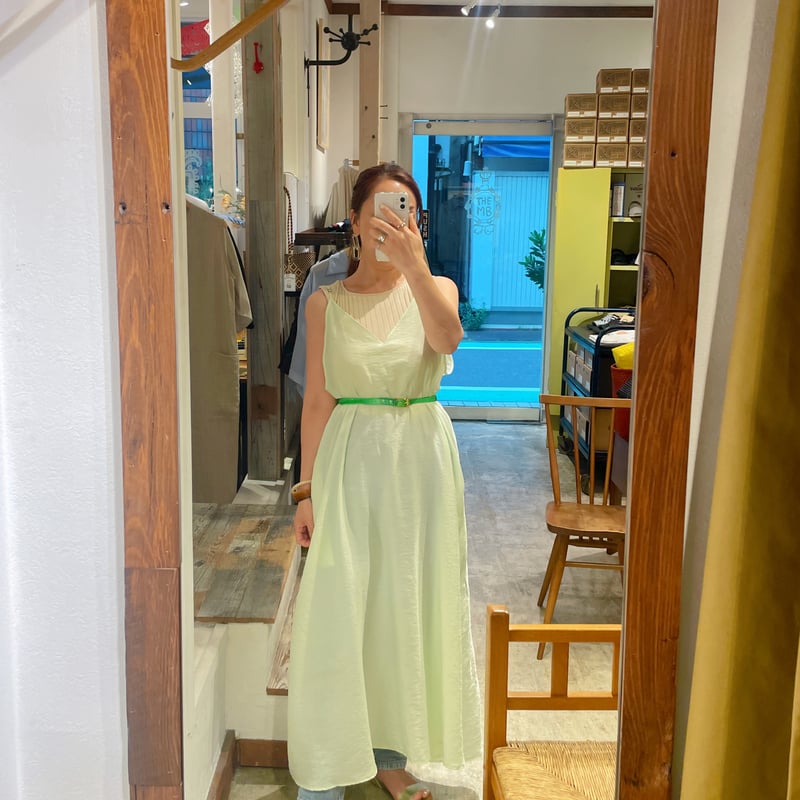 oto深Vシルキーキャミワンピース | THE M.B