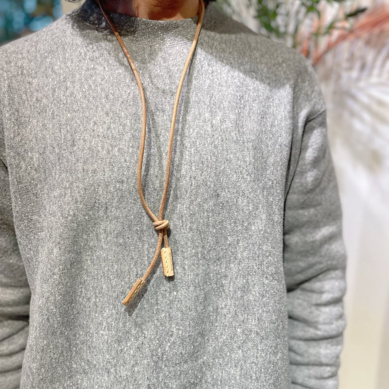 abokika レザーLoop TIE ネックレス（メガネホルダー） | THE M.B