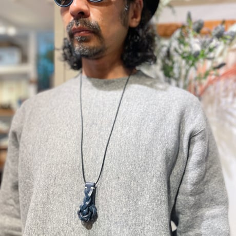 abokika Knot レザーネックレス