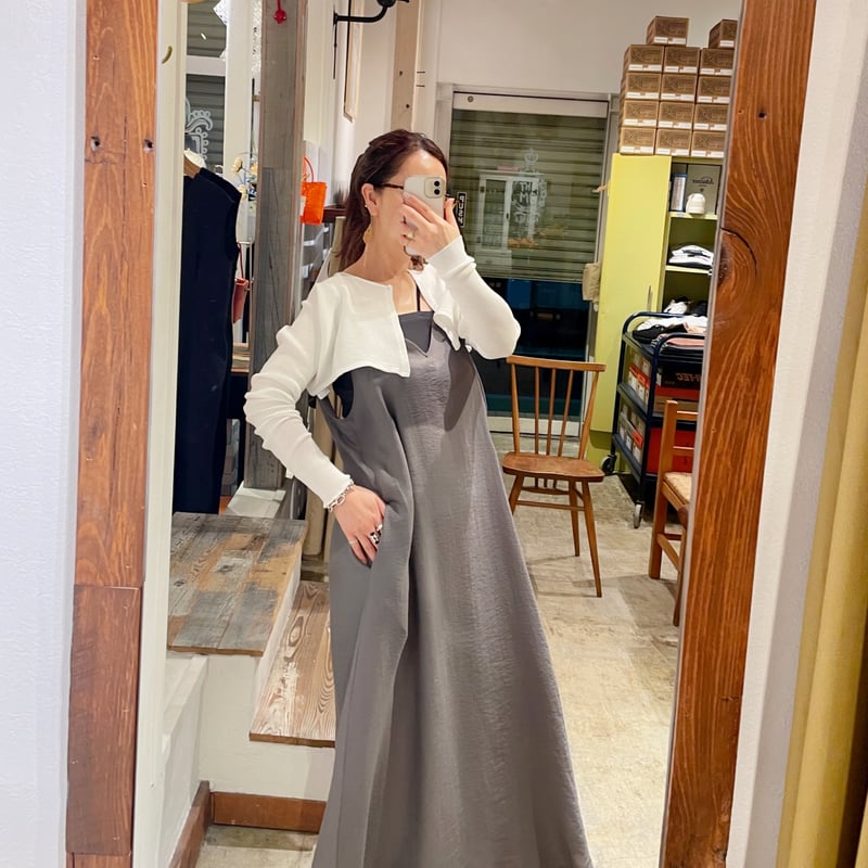 oto深Vシルキーキャミワンピース | THE M.B