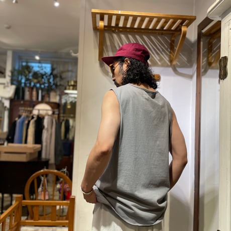 ANDER ピグメント加工 タンクトップ
