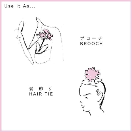 ChomoChomo「Alpine 花あみキット ハクサンコザクラ」