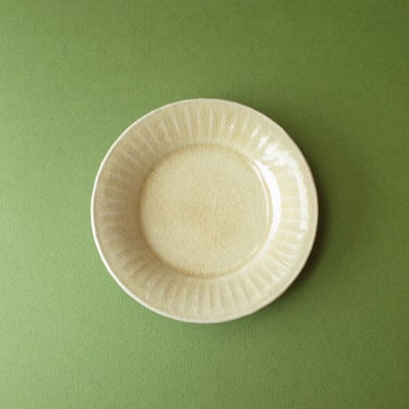 たくまポタリー／Takuma pottery「4寸皿 反り菊」