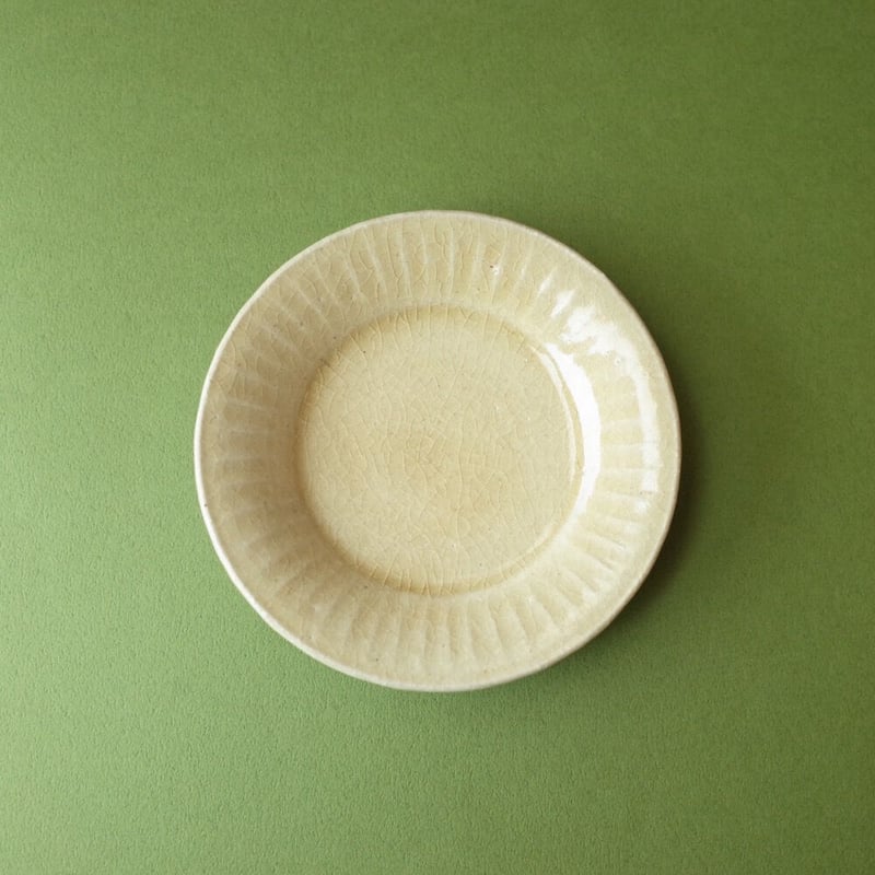 たくまポタリー/Takuma pottery「4寸皿 反り菊」 | オトメの たくまポタリー/Takuma pottery「4寸皿 反り菊」 | オトメの