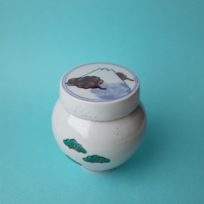 工房あめつち/Kobo Ametsuchi「色絵 小塩壷 力士(お一人様1点まで
