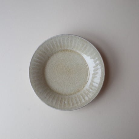 たくまポタリー／Takuma pottery「4寸皿 反り菊」