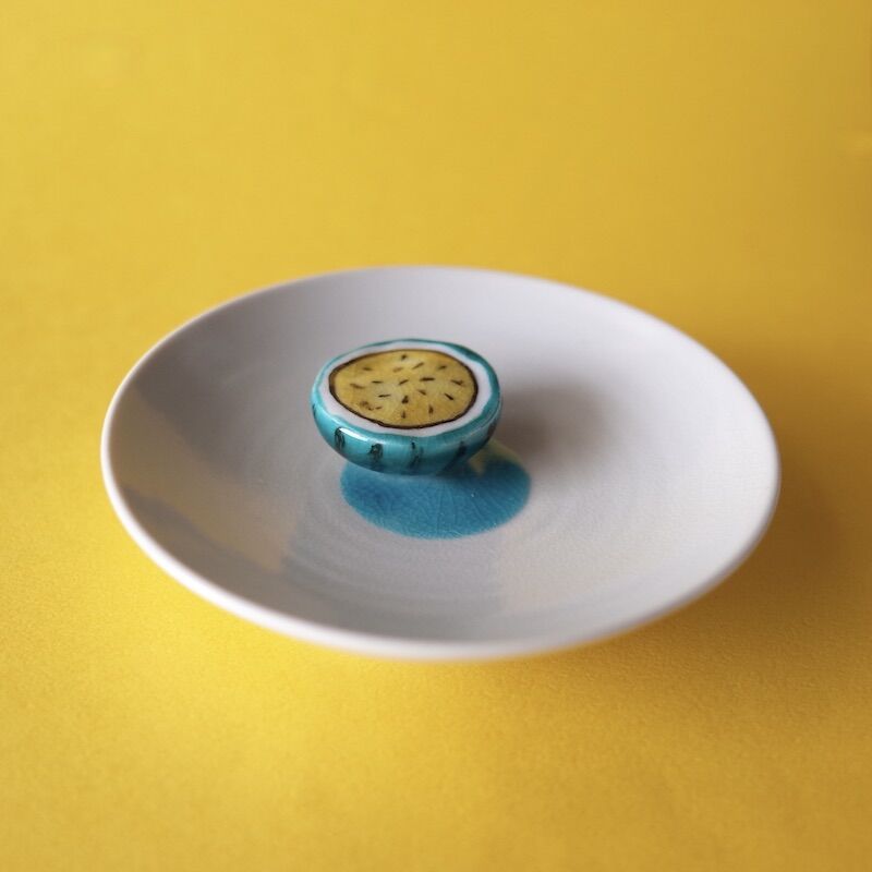 今江未央／IMAE Mio「九谷焼立体豆皿 果物と野菜」 | オトメの金沢 陳列室