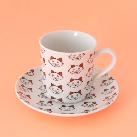 KUTANI SEAL「マグカップ 子猫／黒猫整列」