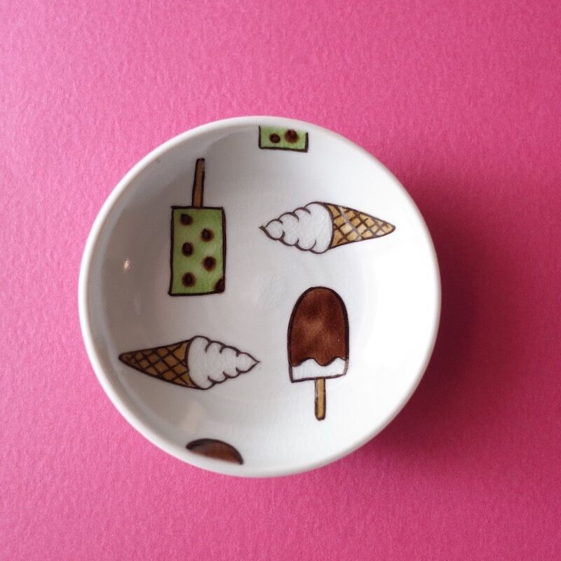 今江未央／IMAE Mio「九谷焼豆皿 パンとおやつ」 | オトメの金沢 陳列室