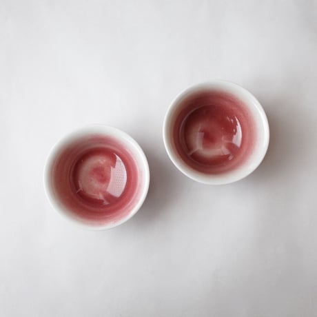 山﨑美和／YAMASAKI Miwa「赤の茶杯（湯のみ／煎茶）」