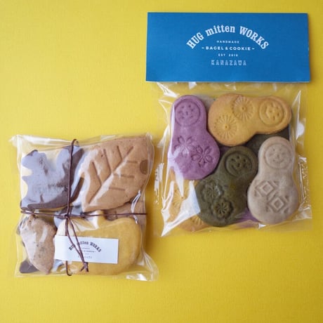 ハグミトンワークス／HUG mitten works「ひゃくまんさん箱 クッキー入」