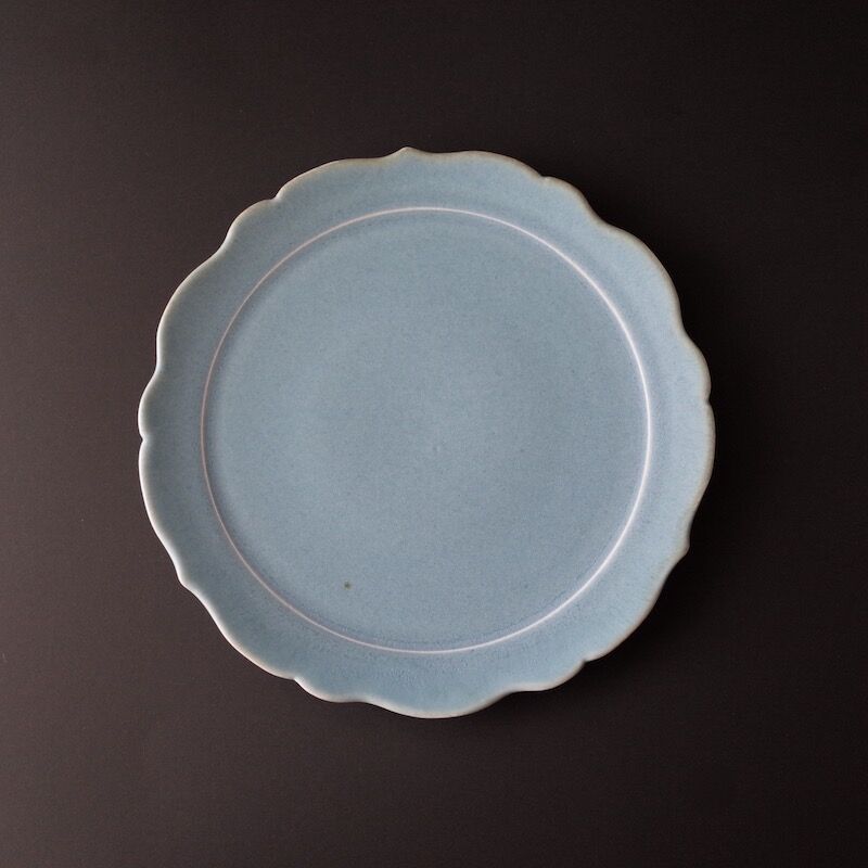 杉原万理江／SUGIHARA Marie「稜花六寸平皿」 | オトメの金沢 陳列室