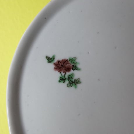 工房あめつち／Kobo Ametsuchi「色絵 平皿 花と猛獣（お一人様2点まで）」