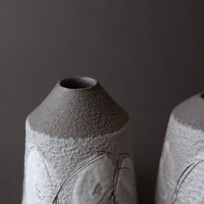 幕末-明治期 灰釉 橘形香合 幕末-明治期 灰釉 橘形香合