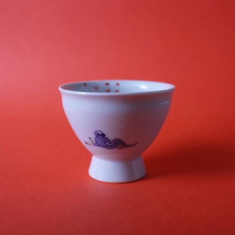 工房あめつち／Kobo Ametsuchi「色絵 月見／花見／花火で一杯」（お1人様1点まで）」