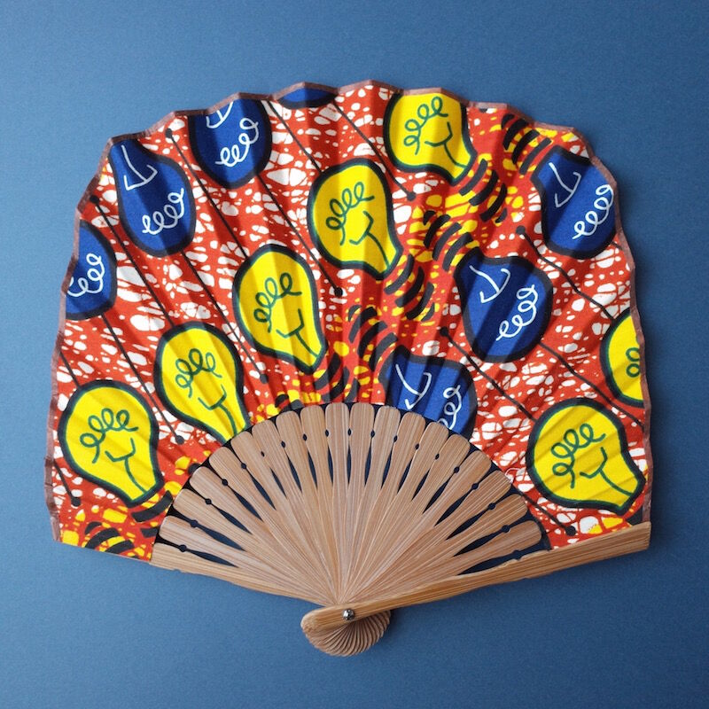 Sun miの扇子 電球 | オトメの金沢 陳列室