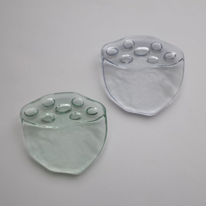 田聡美 さん　器　豆皿　ガラス　硝子　中国茶器 田 聡美／DEN Satomi「豆もん皿」 | オトメの金沢 陳列室