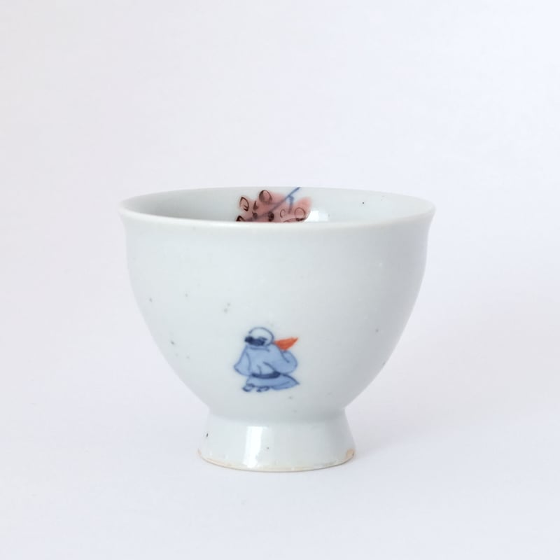 あめつち工房 工房あめつち 九谷「色絵力士壺」 －作家もの陶器・うつわ