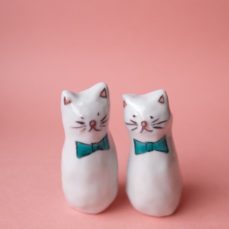 今江未央／IMAE Mio「九谷焼猫ひげスタンド」 | オトメの金沢 陳列室
