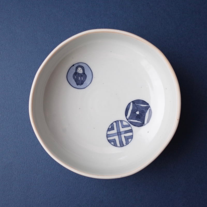 工房あめつち／Kobo Ametsuchi「色絵 蓋物 だるま」 | オトメの金沢 陳列室