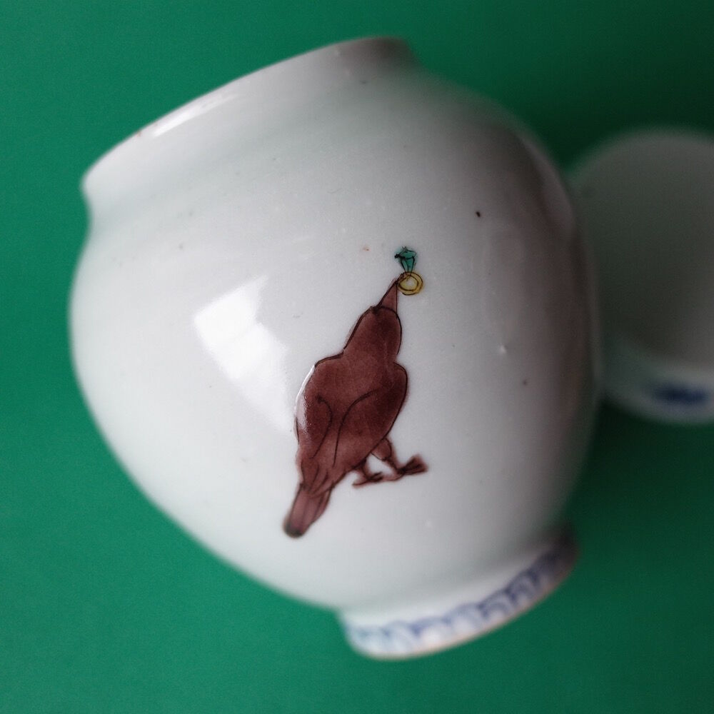 工房あめつち／Kobo Ametsuchi「色絵 小塩壷 宝物シリーズ 烏