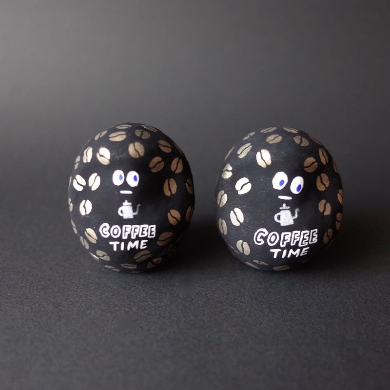 ❗️超レア　❤️天然形 ミニ　夜郎・古銅石 極みの逸品　貴州産　A Norikazu Hatta「ミニだるま コーヒー」 | オトメの金沢 陳列室