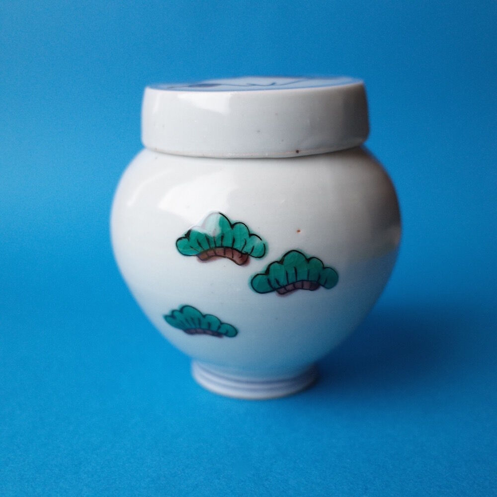 工房あめつち/Kobo Ametsuchi「色絵 小塩壷 力士(お一人様1点 工房あめつち/Kobo Ametsuchi「色絵 小塩壷 力士(お一人様1点