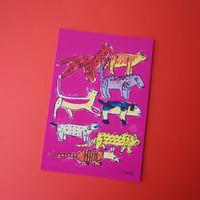 堀道広イラスト『ANIMALS FROM OAXACA 』ポストカード