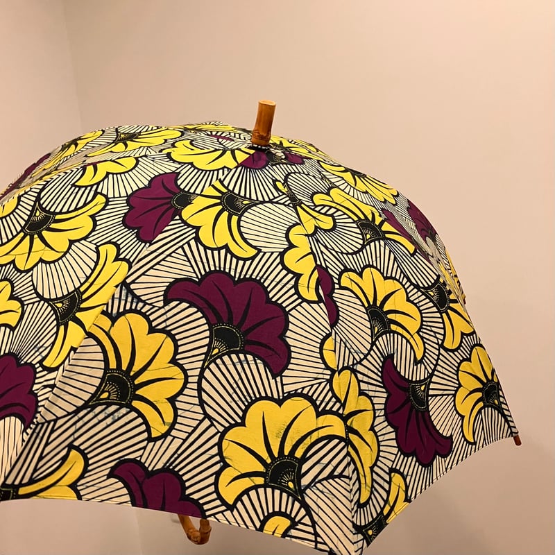 Sun miさん日傘 日傘 sun mi サンミ 晴雨兼用日傘 えいきち USED美品 アフリカン