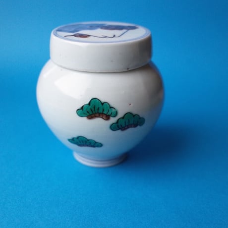 工房あめつち／Kobo Ametsuchi「色絵 小塩壷 力士（お一人様1点まで）」