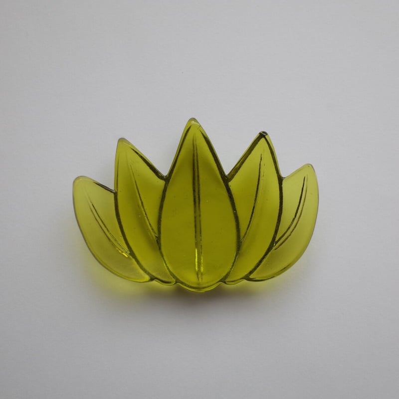 田聡美 さん　器　豆皿　ガラス　硝子　中国茶器 田 聡美／DEN Satomi「豆もん皿」 | オトメの金沢 陳列室