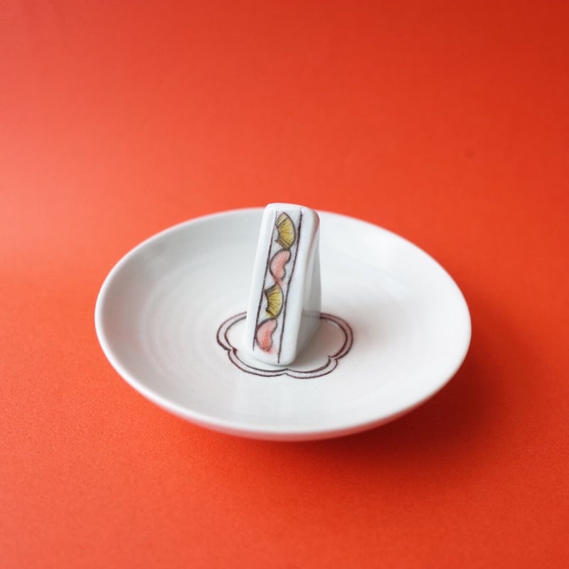 今江未央／IMAE Mio「九谷焼立体豆皿 フルーツサンド」 | オトメの金沢