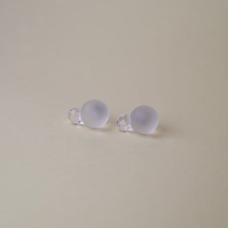 静観朋恵／SHIZUMI Tomoe「硝子ピアス」