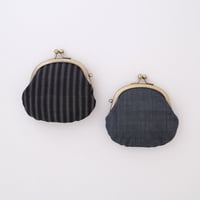山崎麻織物工房／Yamazaki Notojofu Workshop「能登上布がま口」