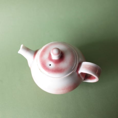 山﨑美和／YAMASAKI Miwa「赤の茶壺（ポット／煎茶）」
