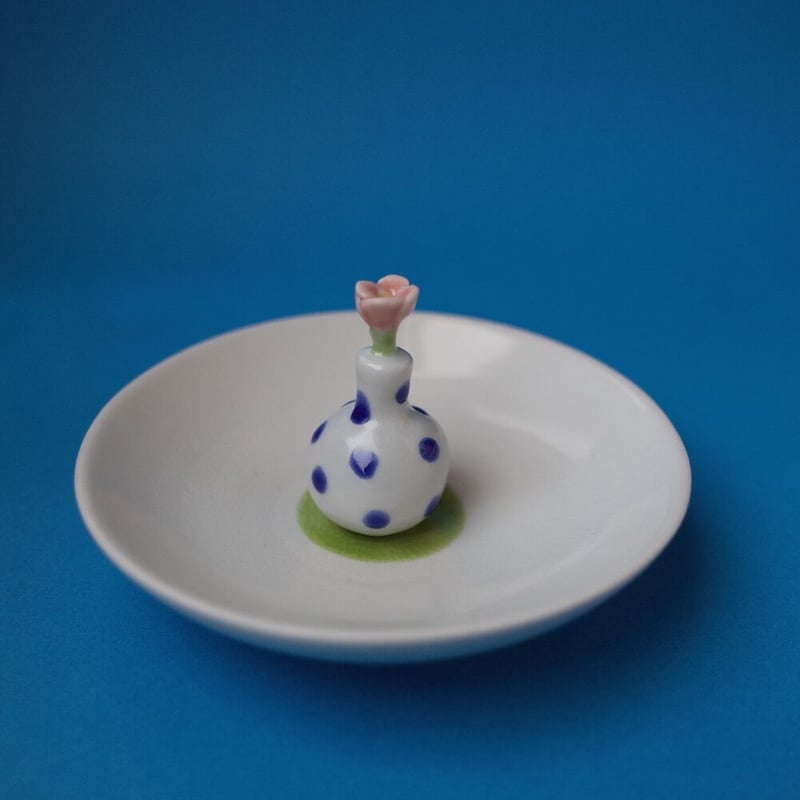 九谷焼　お皿　非売品 九谷焼 青郊窯5号皿 古九谷青手鶴かるた文MC-502 : 北山堂 - 通販