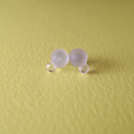 静観朋恵／SHIZUMI Tomoe「硝子ピアス」