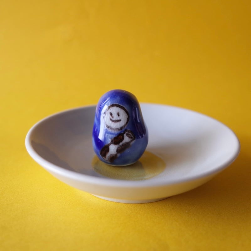 今江未央／IMAE Mio「九谷焼立体皿 ひめだるま」 | オトメの金沢 陳列室