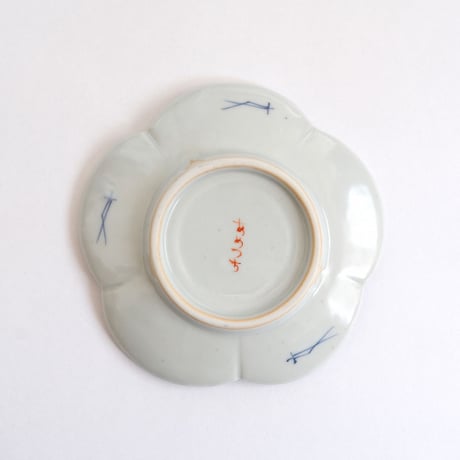 工房あめつち／Kobo Ametsuchi「色絵 梅型小皿 高士図（お一人様2点まで）」