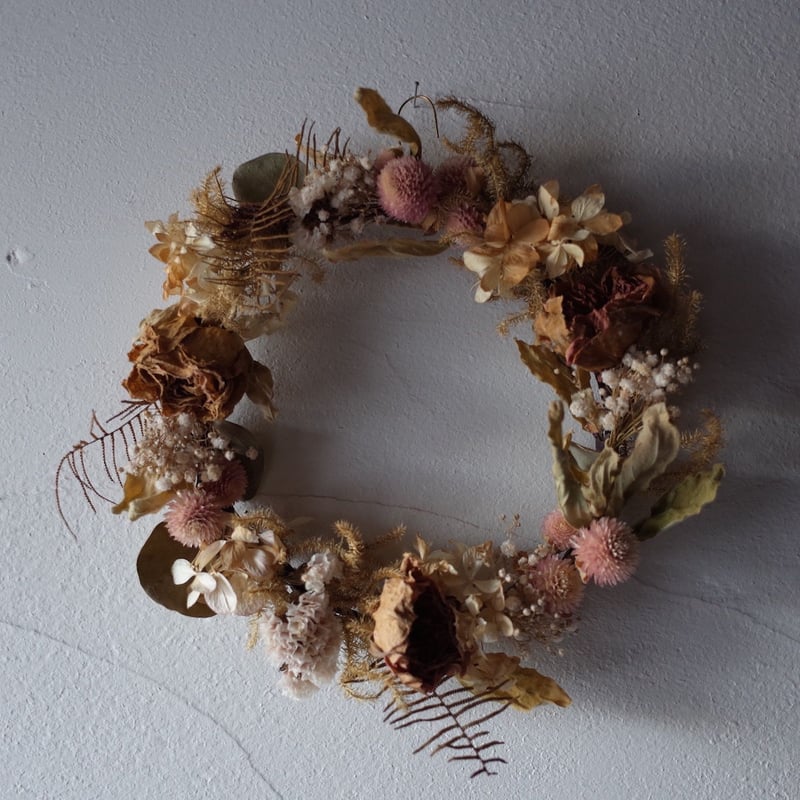 Flowerworks SEKIKAWA「ドライフラワーリース」 | オトメの金沢