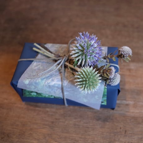 NOTE Flower／ノートフラワー「ドライフラワーのミニブーケ付き包装」