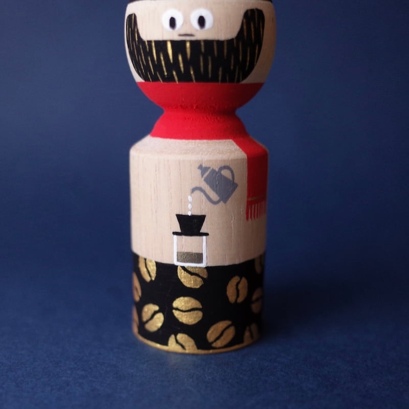 岩本清商店 × Norikazu Hatta「オヤジこけし」 | オトメの金沢 陳列室