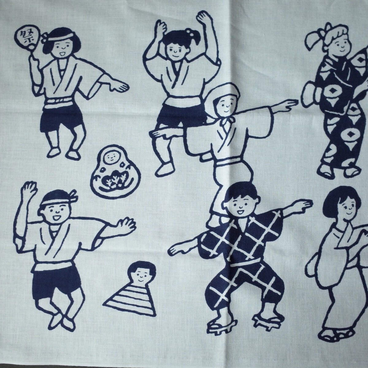 赤池佳江子／AKAIKE Kaeko「盆踊りてぬぐい」 | オトメの金沢 陳列室
