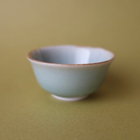 山﨑美和／YAMASAKI Miwa「青の茶杯（煎茶湯のみ）」