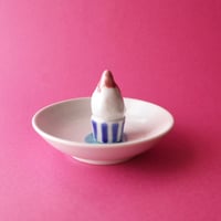 上出長右衛門窯　二寸ちょうえもん招猫　金白 二寸ちょうえもん招猫 金白 右手 – 上出長右衛門窯オンライン