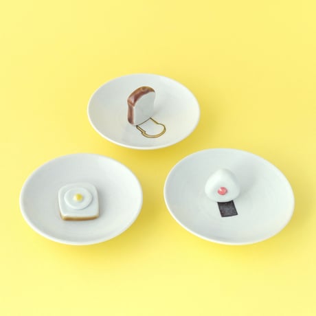 今江未央／IMAE Mio「九谷焼立体豆皿 パン」