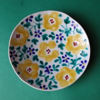 田辺京子さん花柄 陶磁器製 円形皿 田辺京子 | STORES