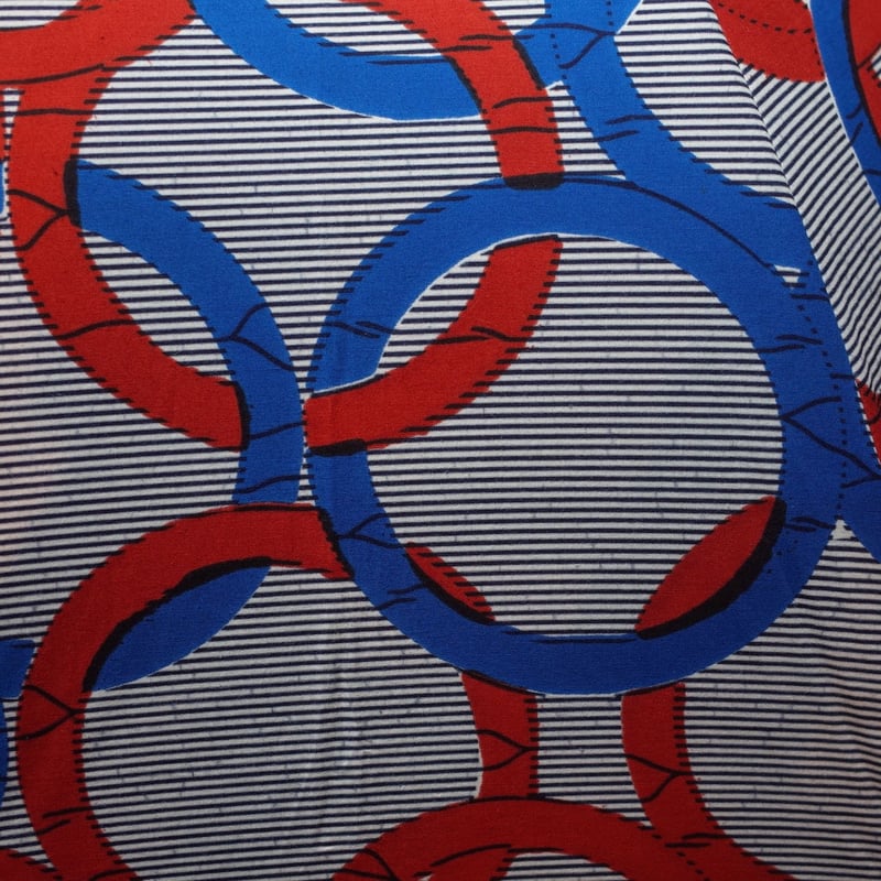 Sun miの傘 輪っか柄 赤×青（60cm） | オトメの金沢 陳列室